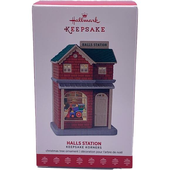 Hallmark Keepsake Korners 2017 Halls Station Christmas Ornament in Box - Picture 1 of 6
